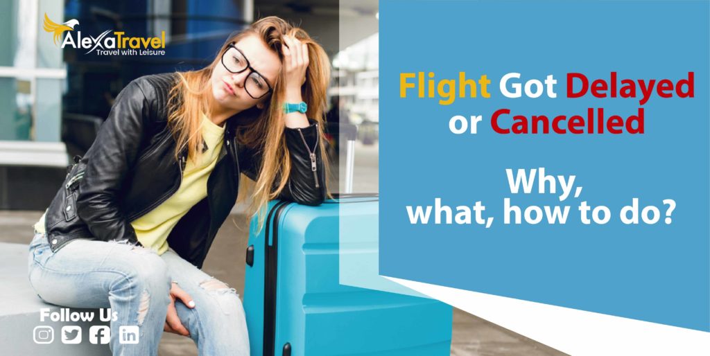 Flight got delayed or cancelled..Why, What, How to do??? - Thealexatravel